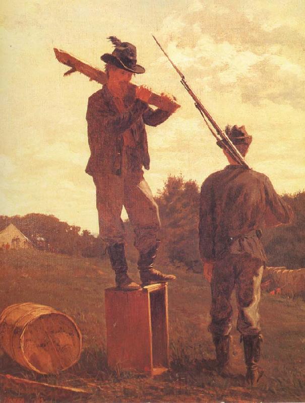 Winslow Homer Punishment for intoxication Spain oil painting art